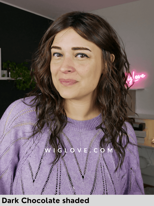 serena ellen wille parrucca lunga mossa in fibra piastrabile termoresistente piega mossa lacefront monofilamento al vortice retro fatto a macchina modixx collection 