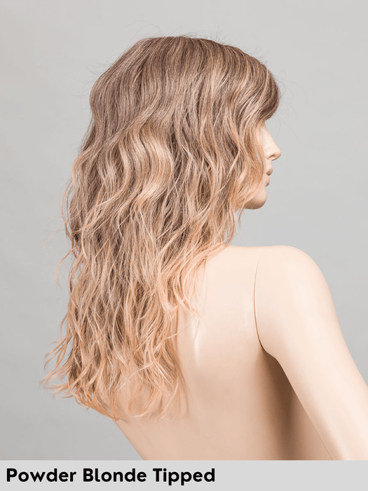 SERENA - attaccatura naturale, monofilamento al vortice - Wig Love - Parrucca SinteticaPowder Blonde Tipped