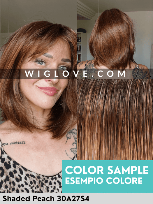 MADISON - attaccatura naturale, riga libera - Wig Love - Parrucca SinteticaShaded Peach
