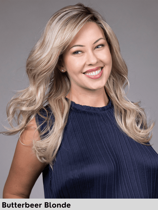 SHAKERATO - riga sinistra, attaccatura naturale - Wig Love - Parrucca SinteticaButterbeer Blonde