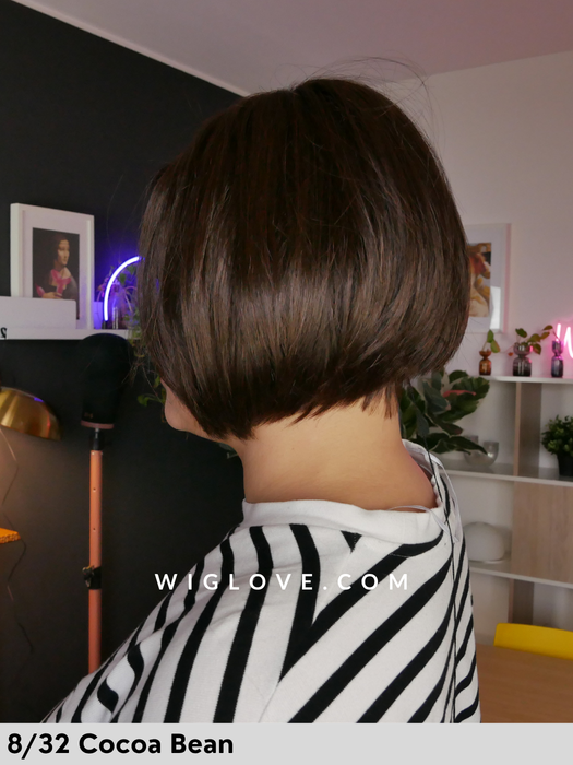 shelby parrucca sintetica liscia a caschetto jon renau lacefront riga libera retro aperto fatto a macchina taglia M 