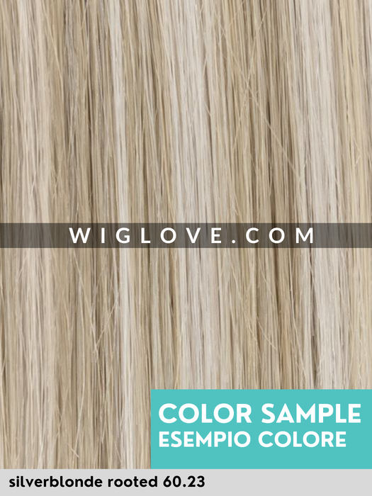 CATCH MONO - human hair synthetic blend - free parting, lace front