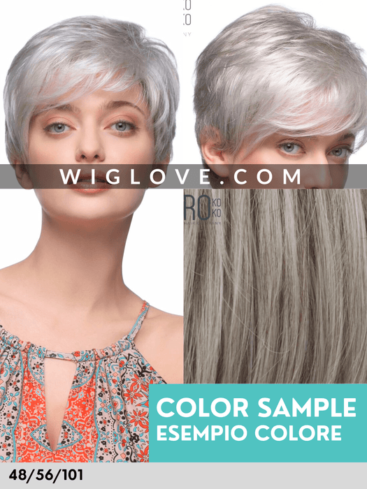 SILVIA - attaccatura naturale, riga centrale - Wig Love - Parrucca Sintetica48/56/101