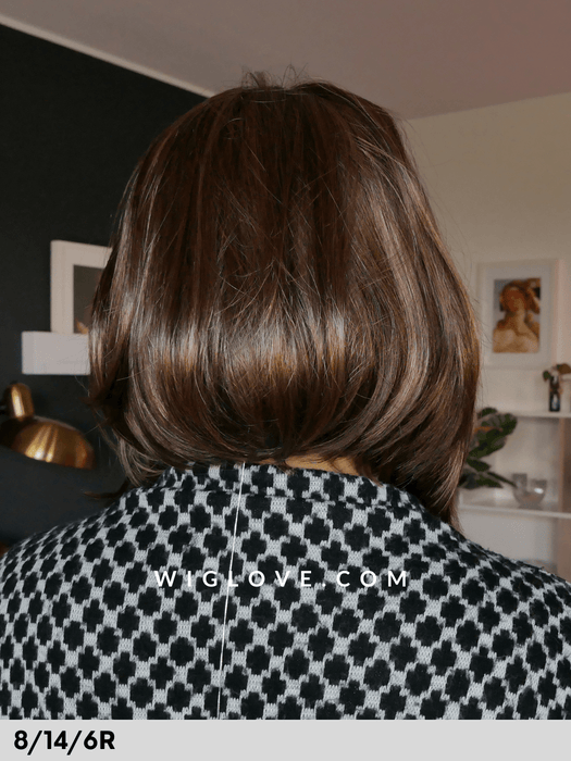 rokoko hai company parrucca liscia scalata caschetto taglia s-m lacefront riga sinistra fibra sintetica tradizionale