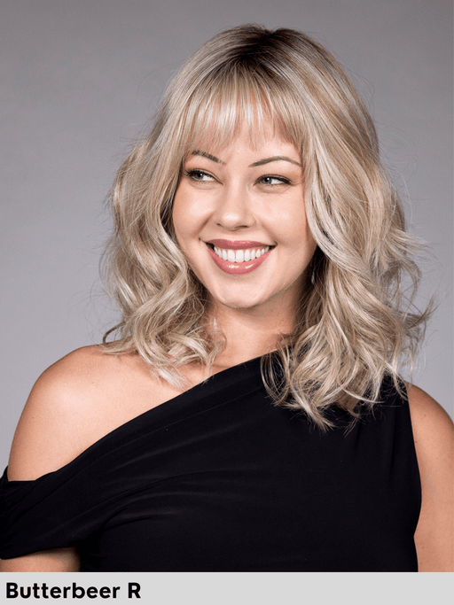 SIMONE - 100% fatta a mano, attaccatura estesa, antiscivolo - Wig Love - Parrucca SinteticaButterbeer Rooted