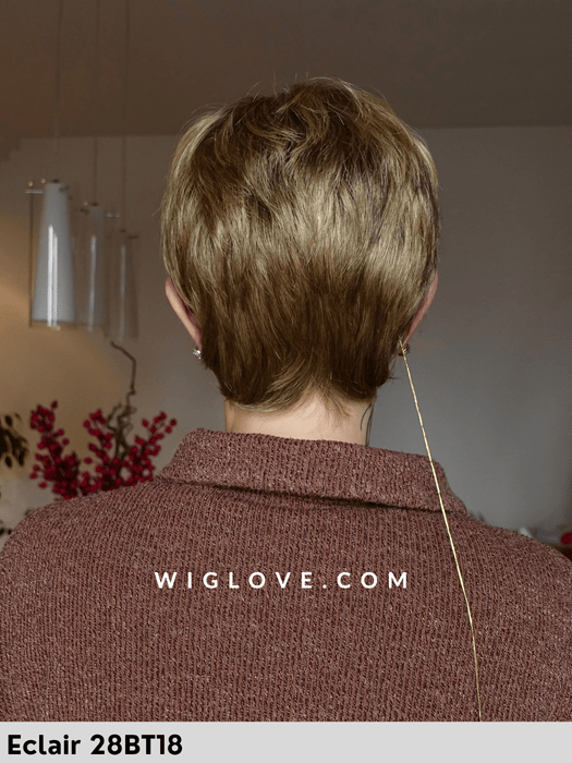 simplicity petite jon renau parrucca pixie corta e sintetica fatta a macchina frangetta taglia small