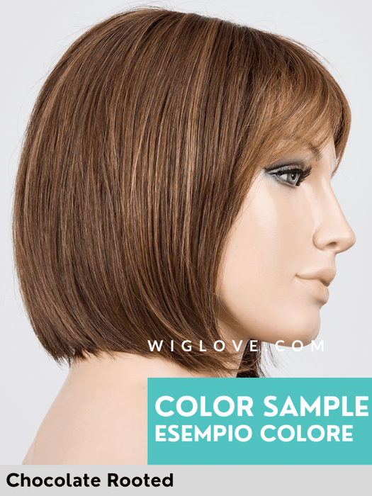 SING MONO PART - Pronta Consegna 24/48 ore - Wig Love - Parrucca SinteticaChocolate Rooted