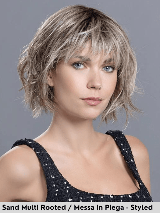 SING MONO PART - Pronta Consegna 24/48 ore - Wig Love - Parrucca SinteticaCinnamon Brown Mix