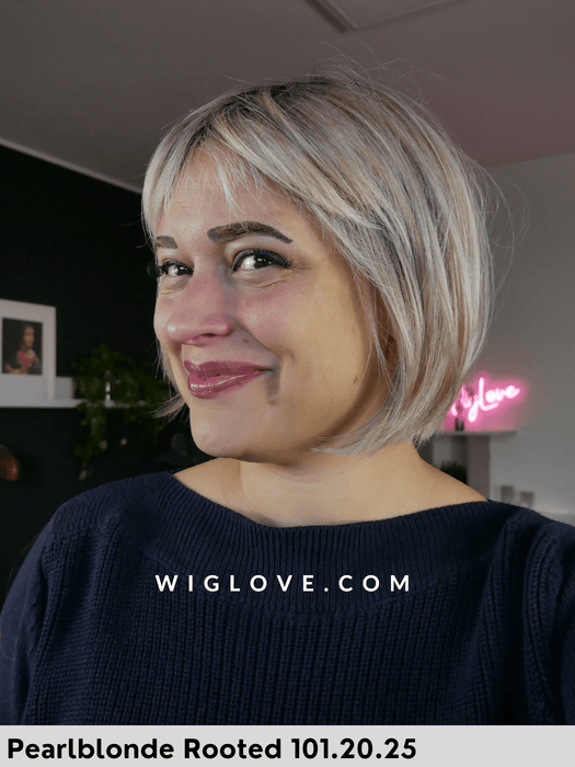 sing mono part ellen wille parrucca caschetto con frangia lacefront riga centrale fibra sintetica termoresistente