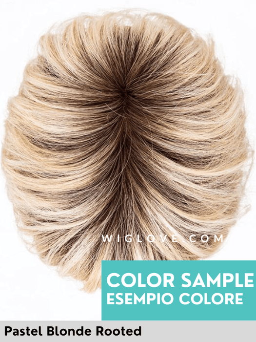 SING MONO PART - riga centrale, attaccatura naturale - Wig Love - Parrucca SinteticaDark Chocolate Mix