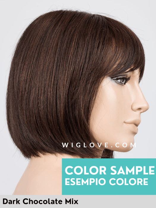 SING MONO PART - riga centrale, attaccatura naturale - Wig Love - Parrucca SinteticaDark Chocolate Mix