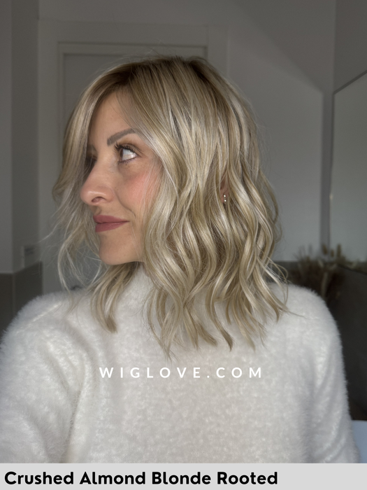 singapore belle tress parrucca media scalata in fibra sintetica termoresistente con  lacefront riga sinistra in monofilamento city collection