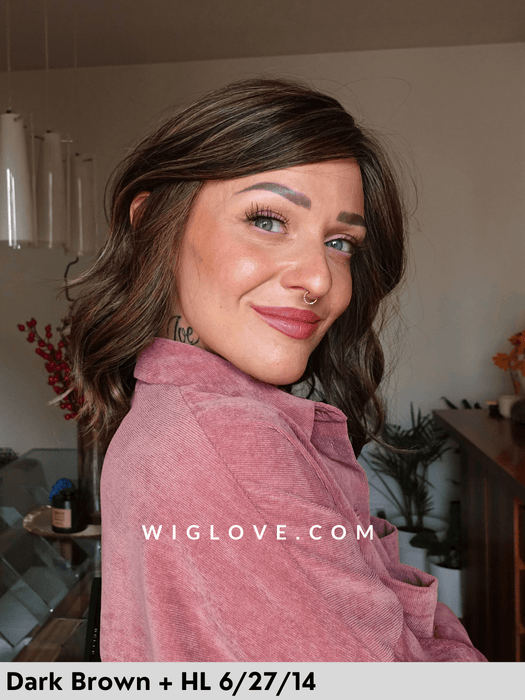 singapore belle tress parrucca media scalata in fibra sintetica termoresistente con  lacefront riga sinistra in monofilamento city collection