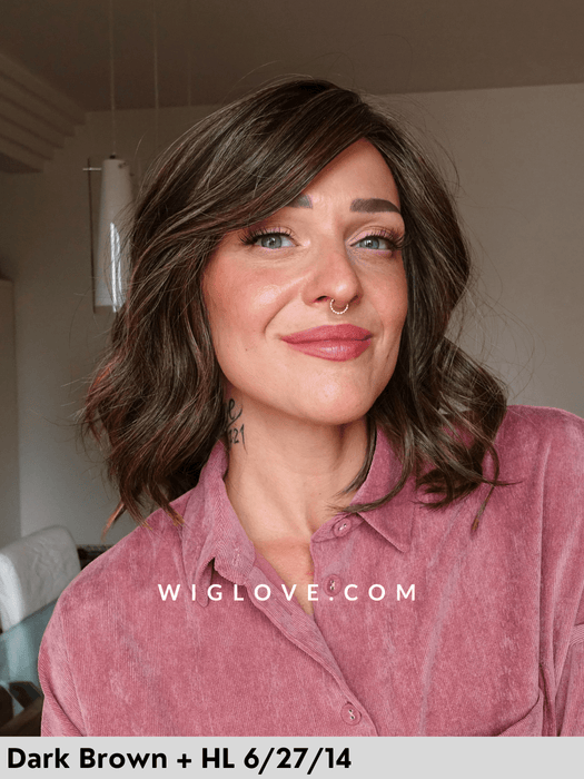 singapore belle tress parrucca media scalata in fibra sintetica termoresistente con  lacefront riga sinistra in monofilamento city collection