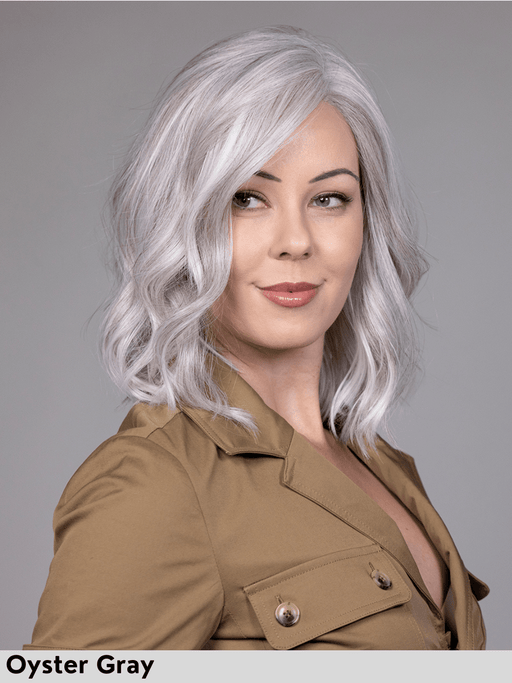 SINGAPORE - riga sinistra, attaccatura naturale - Wig Love - Parrucca SinteticaOyster Gray