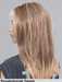 SLEEK MONO PART - attaccatura naturale, riga centrale - Wig Love - Parrucca SinteticaPowderblonde Tipped