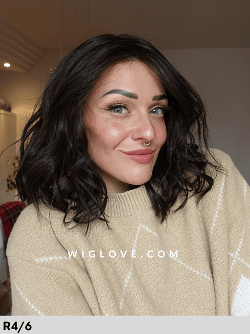 somers estetica designs parrucca sintetica termoresistente mossa alle spalle pari  lacefront attaccatura naturale riga centrale 