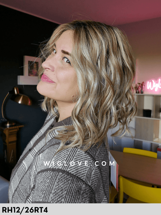 somers estetica designs parrucca sintetica termoresistente mossa alle spalle pari  lacefront attaccatura naturale riga centrale 