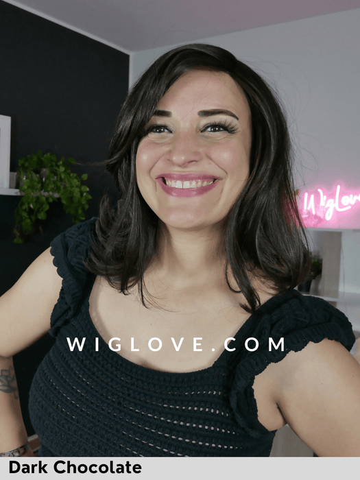 sophia alexander couture rene of paris parrucca mossa alle spalle media fibra sintetica termoresistente piastrabile riga libera attaccatura naturale