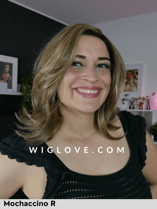 sophia alexander couture rene of paris parrucca mossa alle spalle media fibra sintetica termoresistente piastrabile riga libera attaccatura naturale