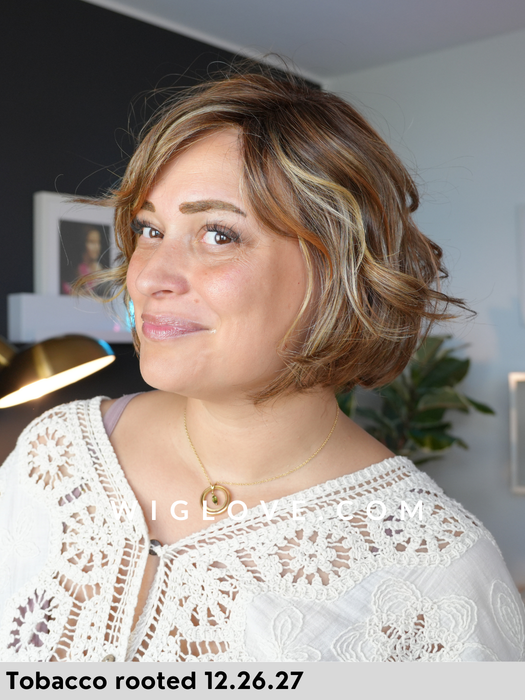 sound mono part ellen wille bob mosso fibra sintetica piastrabile mini lacefront riga sinistra in monofilamento dispositivo medico CE parrucca chemio tumore alopecia