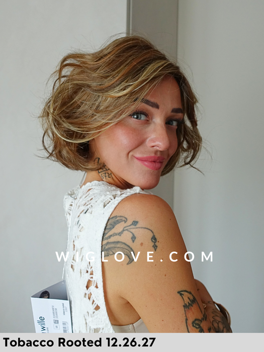 sound mono part ellen wille bob mosso fibra sintetica piastrabile mini lacefront riga sinistra in monofilamento dispositivo medico CE parrucca chemio tumore alopecia