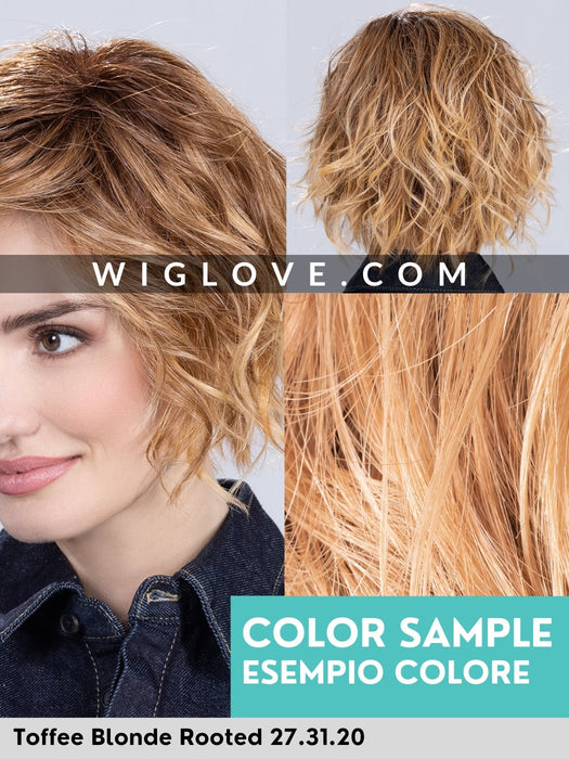 SPARKLE DELUXE - attaccatura naturale, riga libera, fatta a mano - Wig Love - Parrucca SinteticaBernstein Rooted