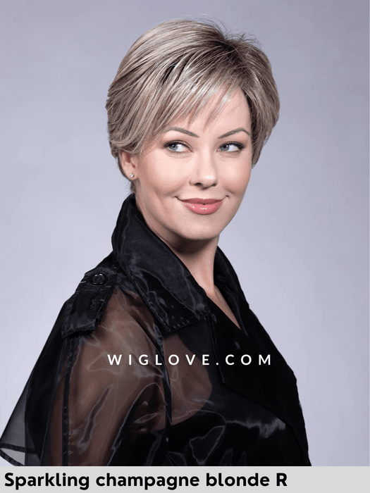 Spencer belle tress icons collection lacefront doppio monofilamento poliuretano retro fatto a macchina chiuso parrucca mossa alle spalle con frangetta fibra sintetica termoresistente