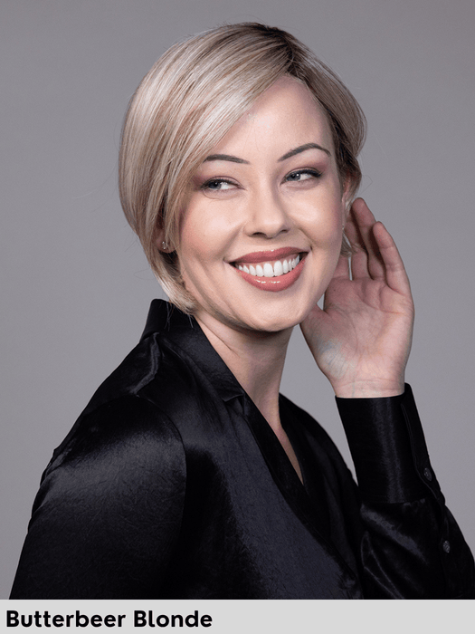 SPICE GIRL - riga sinistra, attaccatura naturale - Wig Love - Parrucca SinteticaButterbeer Blonde