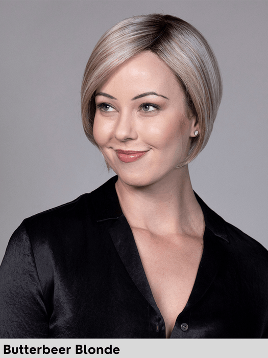 SPICE GIRL - riga sinistra, attaccatura naturale - Wig Love - Parrucca SinteticaButterbeer Blonde