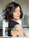 STELLA MONO PART - attaccatura naturale, riga sinistra - Wig Love - Parrucca SinteticaDark Brown Mix