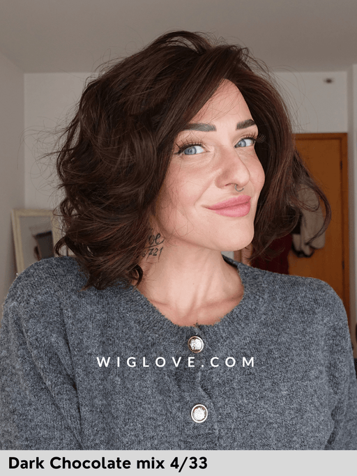 stella mono part ellen wille parrucca termoresistente mossa caschetto lacefront riga sinistra