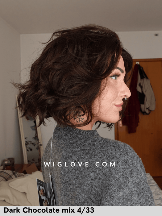 stella mono part ellen wille parrucca termoresistente mossa caschetto lacefront riga sinistra