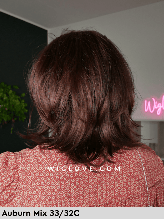 SUN MORA LACE - attaccatura naturale - Wig Love - Parrucca SinteticaAuburn Mix 33/32C