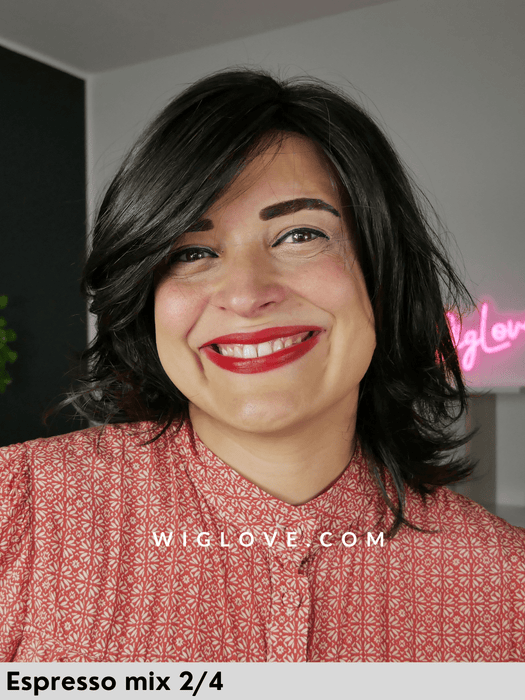 SUN MORA LACE - attaccatura naturale - Wig Love - Parrucca SinteticaAuburn Mix 33/32C