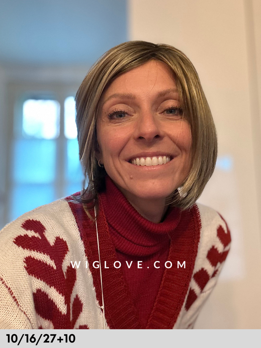 sun page gisela mayer parrucca sintetica tradizionale mini lacefront fatta a macchina taglia M dispositivo medico CE