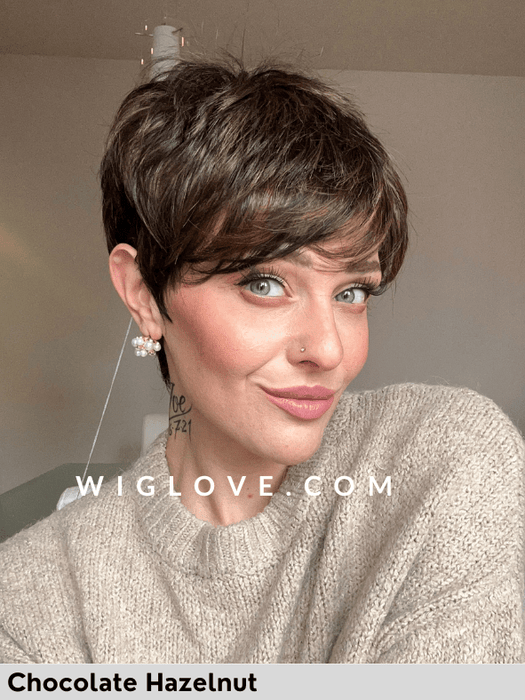 SUPER LIZZY - Taglie S/M/L - monofilamento vortice - Wig Love - Parrucca SinteticaS