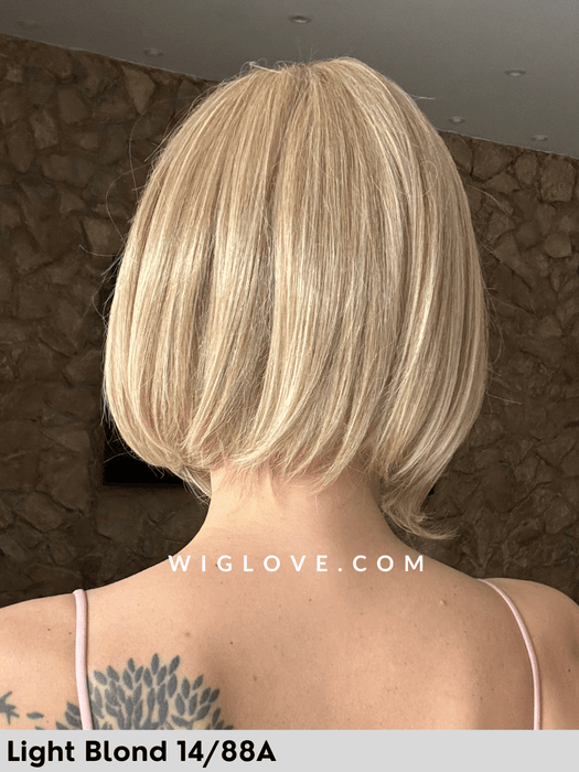 SUPREME LADY - capelli misti - 100% fatta a mano, silicone antiscivolo - Wig Love - Parrucca Capelli MistiLight Blond 14/88A