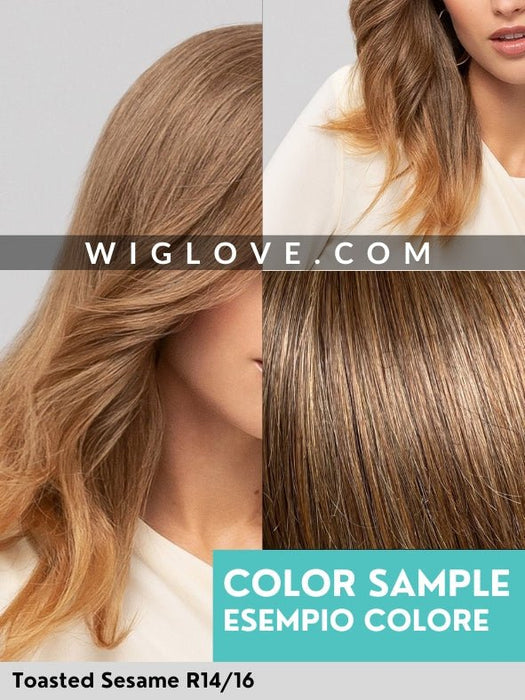 SUPREME LONG - capelli misti - 100% fatta a mano, silicone antiscivolo - Wig Love - Parrucca Capelli MistiToasted Sesame R14/16