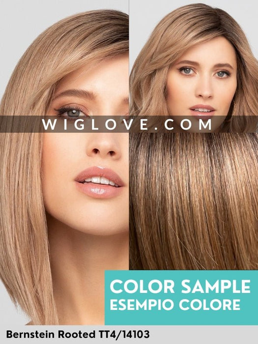 SUPREME PAGE LONG - capelli misti - 100% fatta a mano, silicone antiscivolo - Wig Love - Parrucca Capelli MistiMocha Frosted TT6/1610