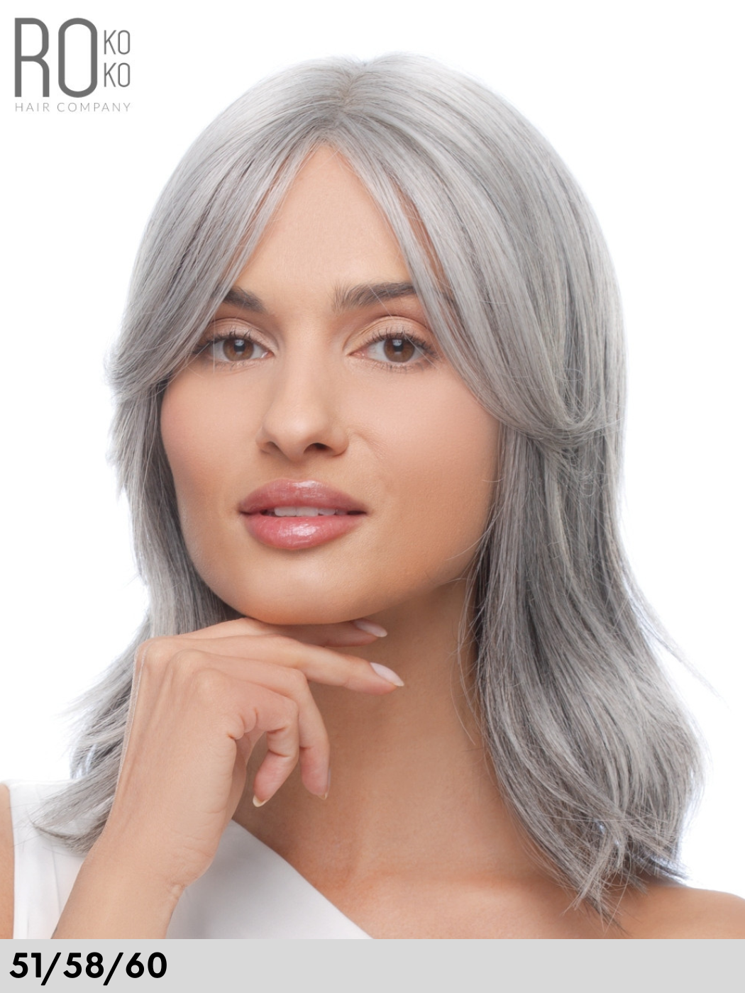 Susan – Heat-friendly wig with curtain bangs by Rokoko — Wig Love