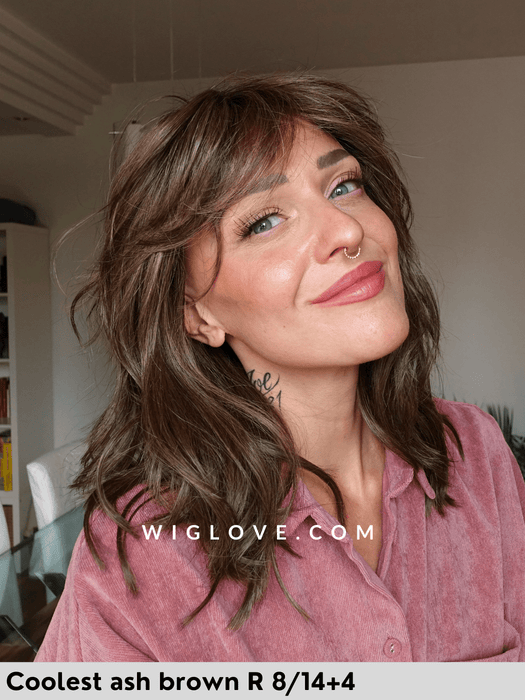 sydney belle tress parrucca mossa alle spalle con frangetta  sintetica termoresistente lacefront riga centrale retro aperto e fatto a macchina city collection