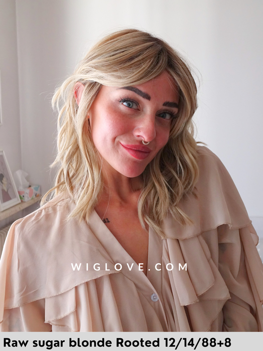 sydney belle tress parrucca mossa alle spalle con frangetta  sintetica termoresistente lacefront riga centrale retro aperto e fatto a macchina city collection