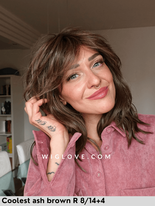 sydney belle tress parrucca mossa alle spalle con frangetta  sintetica termoresistente lacefront riga centrale retro aperto e fatto a macchina city collection