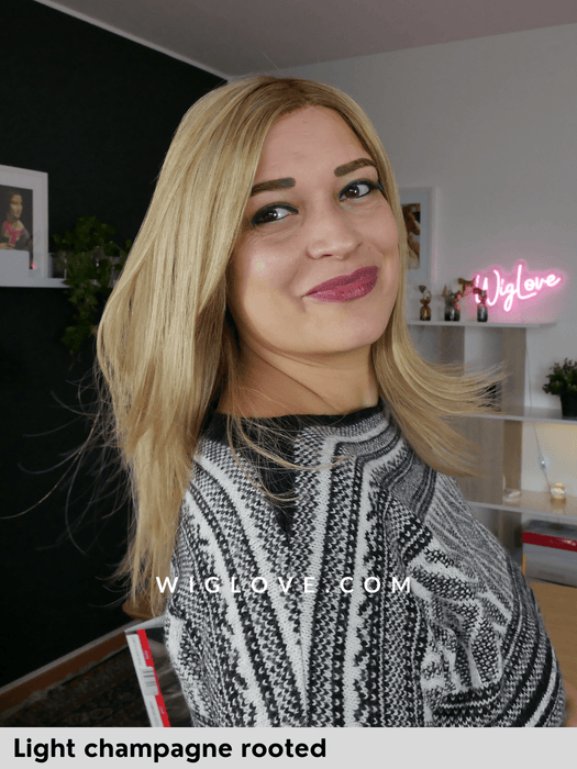 sympathy hh remy special gisela mayer parrucca fatta a mano lunga capello naturale remy lunga dispositivo medico CE parrucche alopeica chemioterapia lacefront antiscivolo monofilamento 