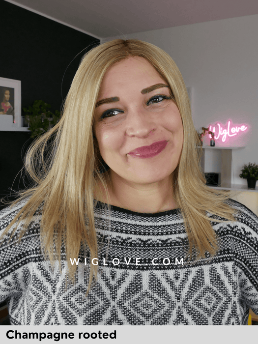 sympathy hh remy special gisela mayer parrucca fatta a mano lunga capello naturale remy lunga dispositivo medico CE parrucche alopeica chemioterapia lacefront antiscivolo monofilamento 