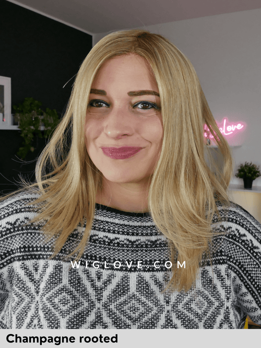 sympathy hh remy special gisela mayer parrucca fatta a mano lunga capello naturale remy lunga dispositivo medico CE parrucche alopeica chemioterapia lacefront antiscivolo monofilamento 