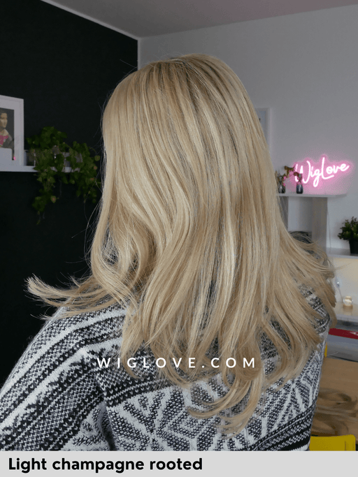 sympathy hh remy special gisela mayer parrucca fatta a mano lunga capello naturale remy lunga dispositivo medico CE parrucche alopeica chemioterapia lacefront antiscivolo monofilamento 