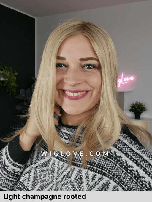 sympathy hh remy special gisela mayer parrucca fatta a mano lunga capello naturale remy lunga dispositivo medico CE parrucche alopeica chemioterapia lacefront antiscivolo monofilamento 