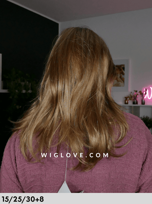 sympathy mono lace deluxe gisela mayer parrucca lunga scalata in fibra sintetica tradizionale piega liscia 100% fatta a mano poliuretano lacefront riga libera monofilamento